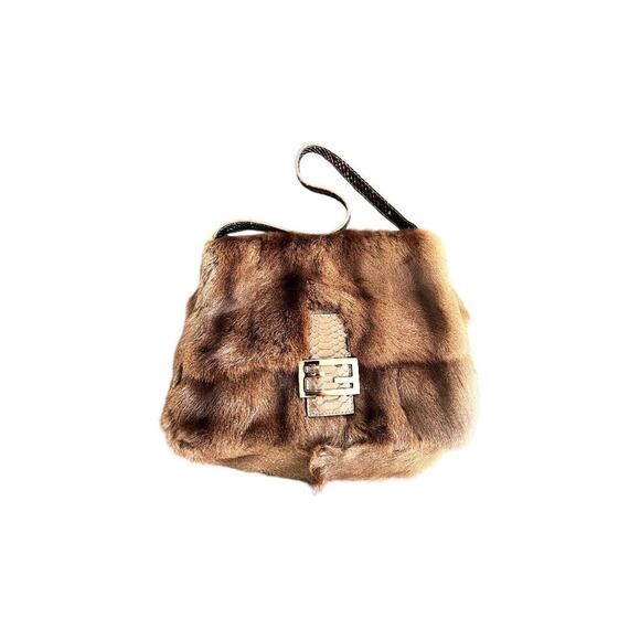 Fendi Handbags - Fendi squirrel fur mamma baguette